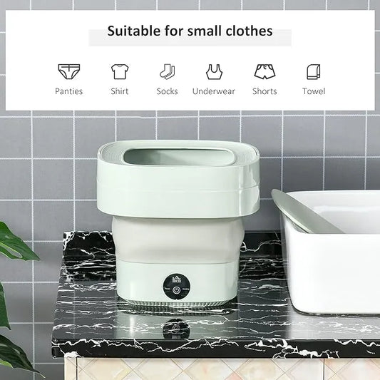 Foldable Mini Washing Machine – Portable & Compact
