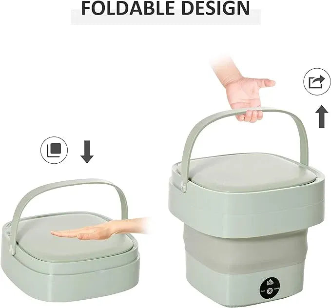 Foldable Mini Washing Machine – Portable & Compact