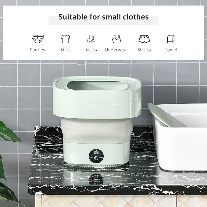 Foldable Mini Washing Machine – Portable & Compact
