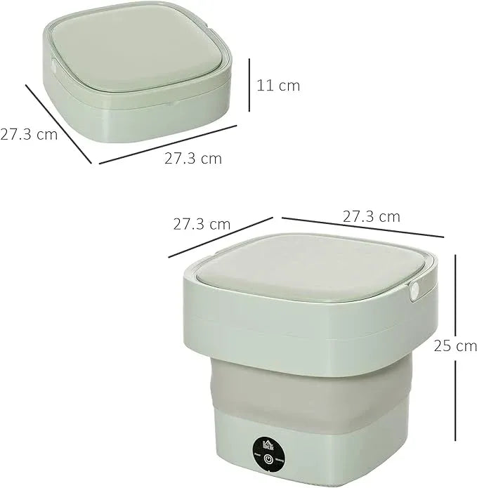 Foldable Mini Washing Machine – Portable & Compact