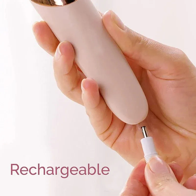 Charging cable connected to a rechargeable electric foot file